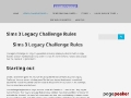 Sims 3 Legacy Challenge
